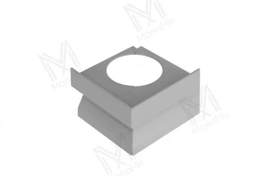 TERASZ VÍZVETŐ PROFILHOZ SAROK ELEM 69MM/105X105 MM, SZÜRKE